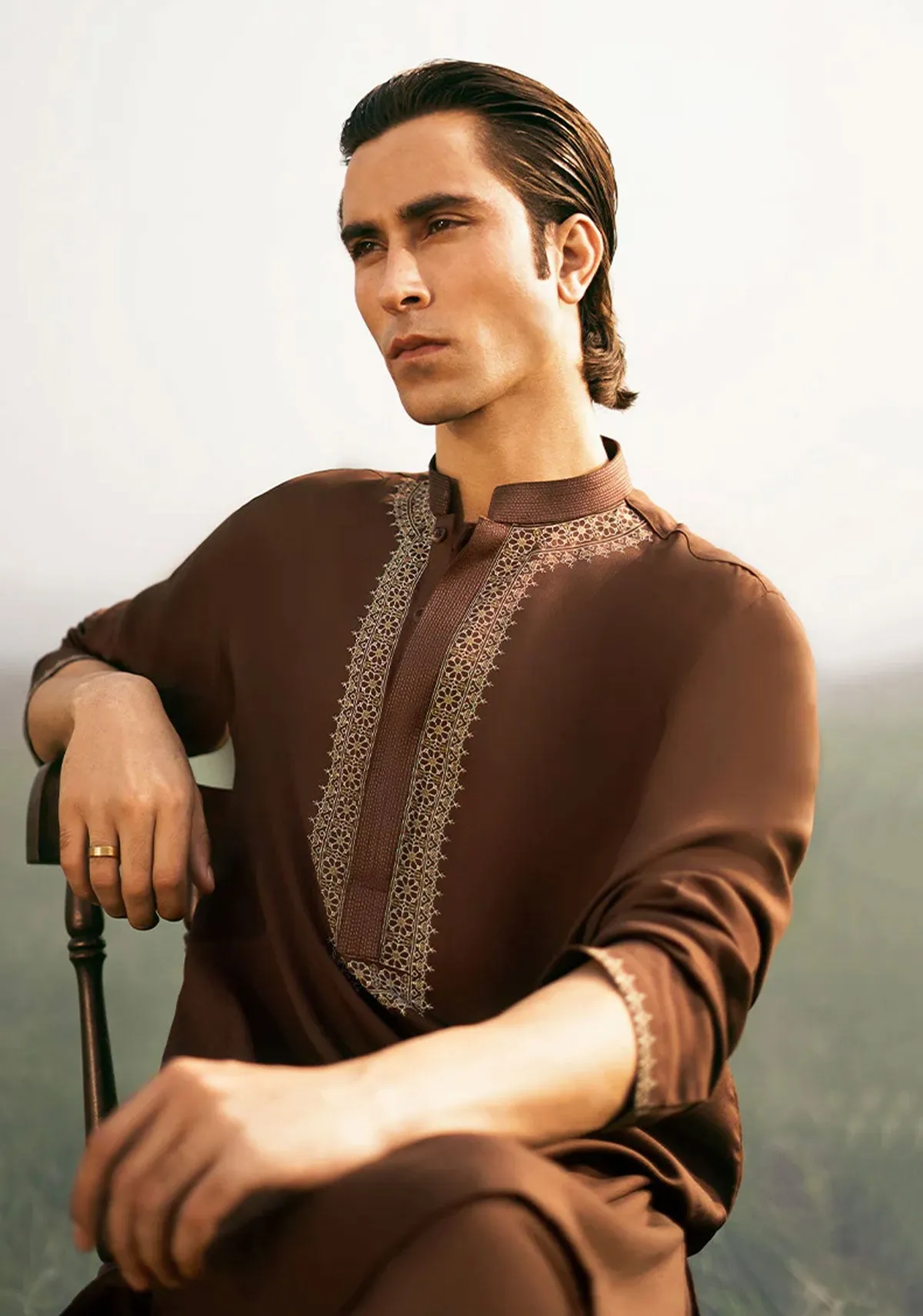 Brown Kurta Pajama