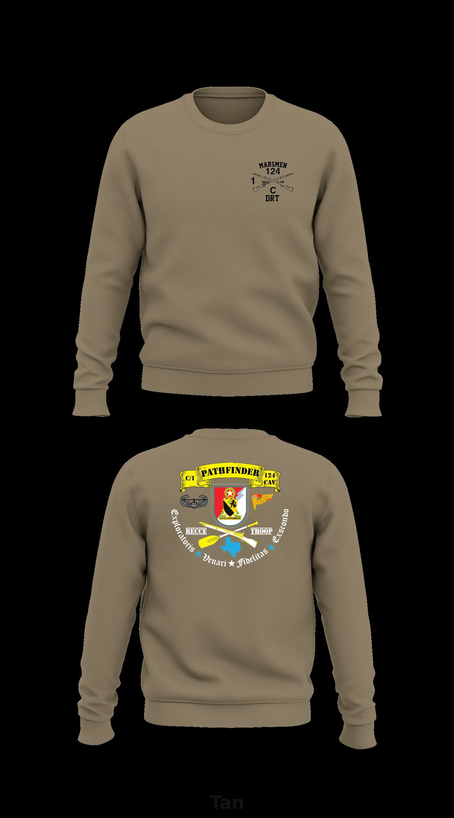 C TRP 1-124 CAV Store 1 Core Men's Crewneck Performance Sweatshirt - 39080720520