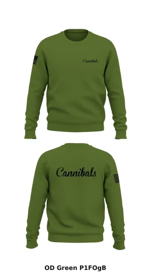 Cannibals  Store 1 Core Men's Crewneck Performance Sweatshirt - P1FOgB
