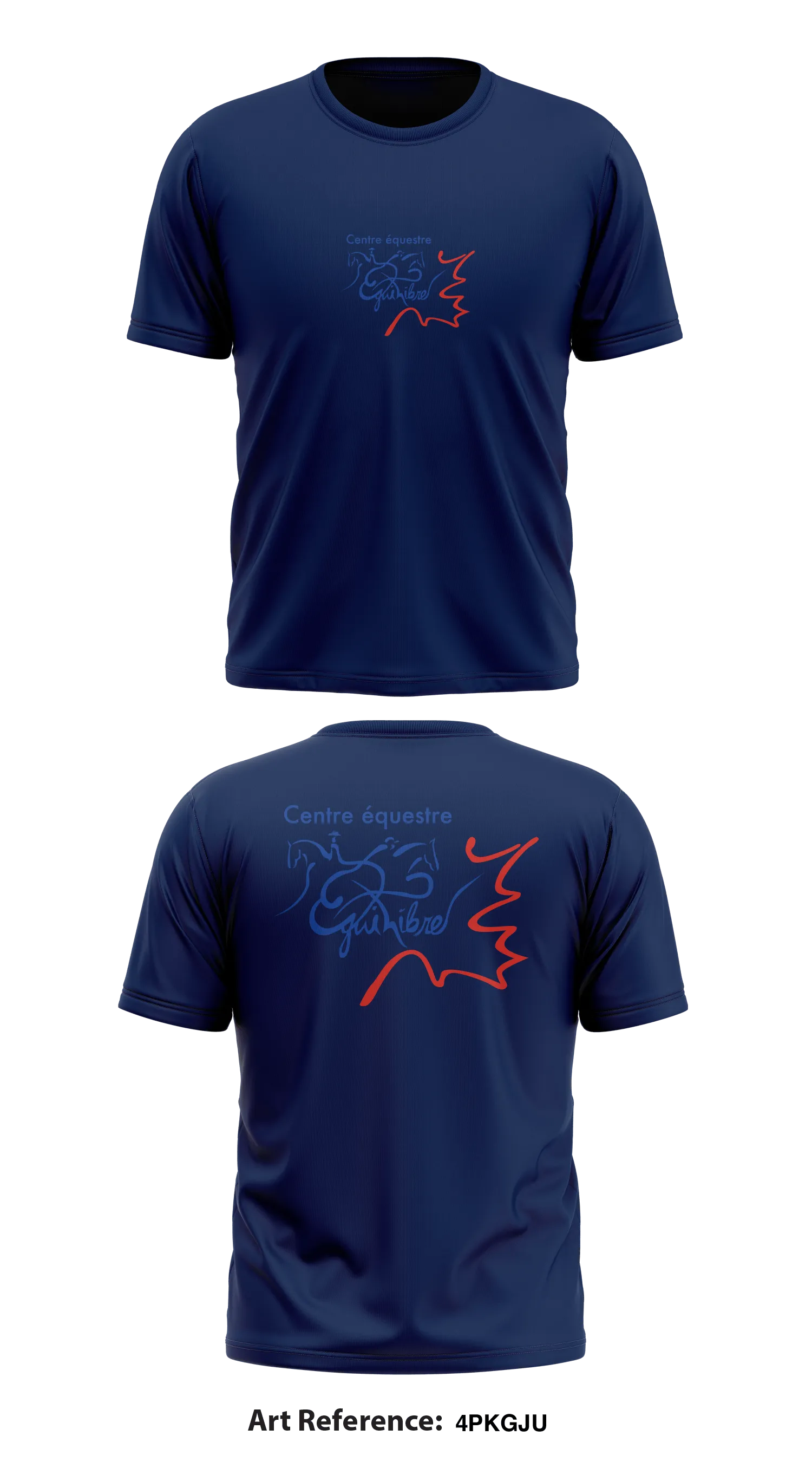 Centre équestre équilibre Core Men's SS Performance Tee - 4pkgjU