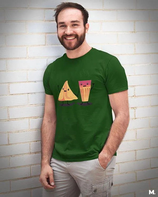 Chai samosa printed t shirts