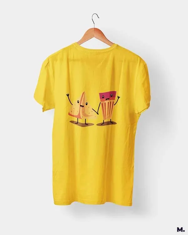 Chai samosa printed t shirts