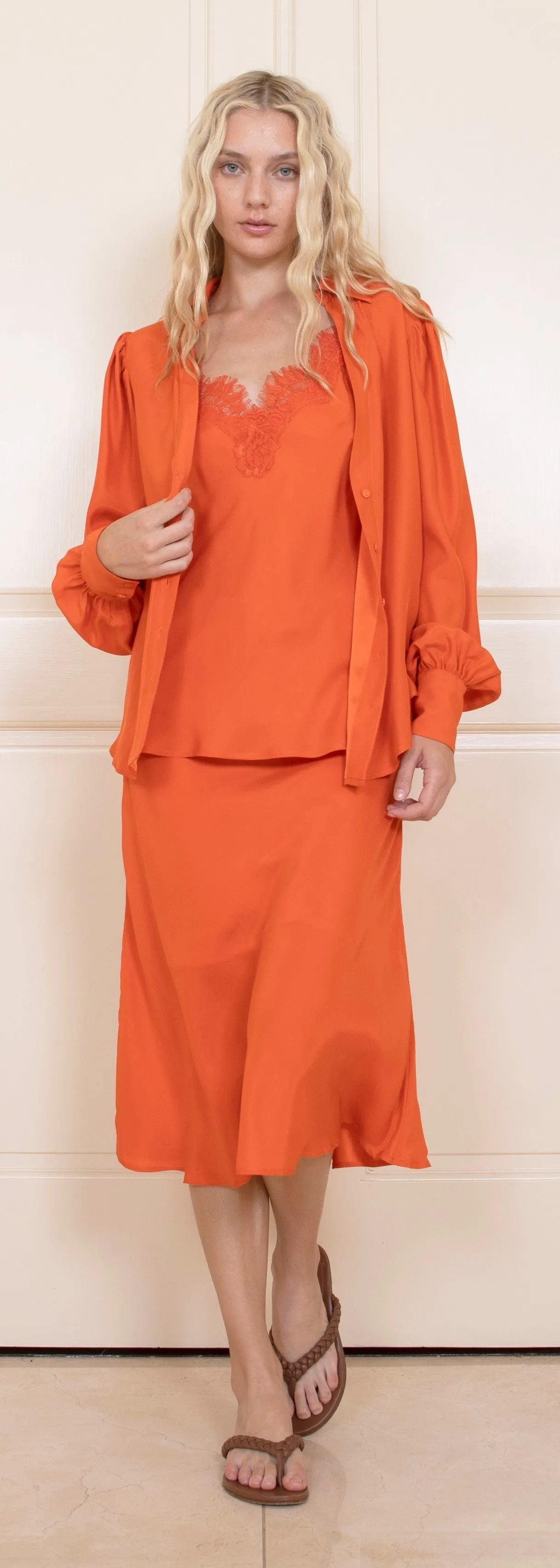 Claire Coco Cami Acid Orange