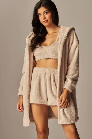 Claire Teddy Set - Milk Tea