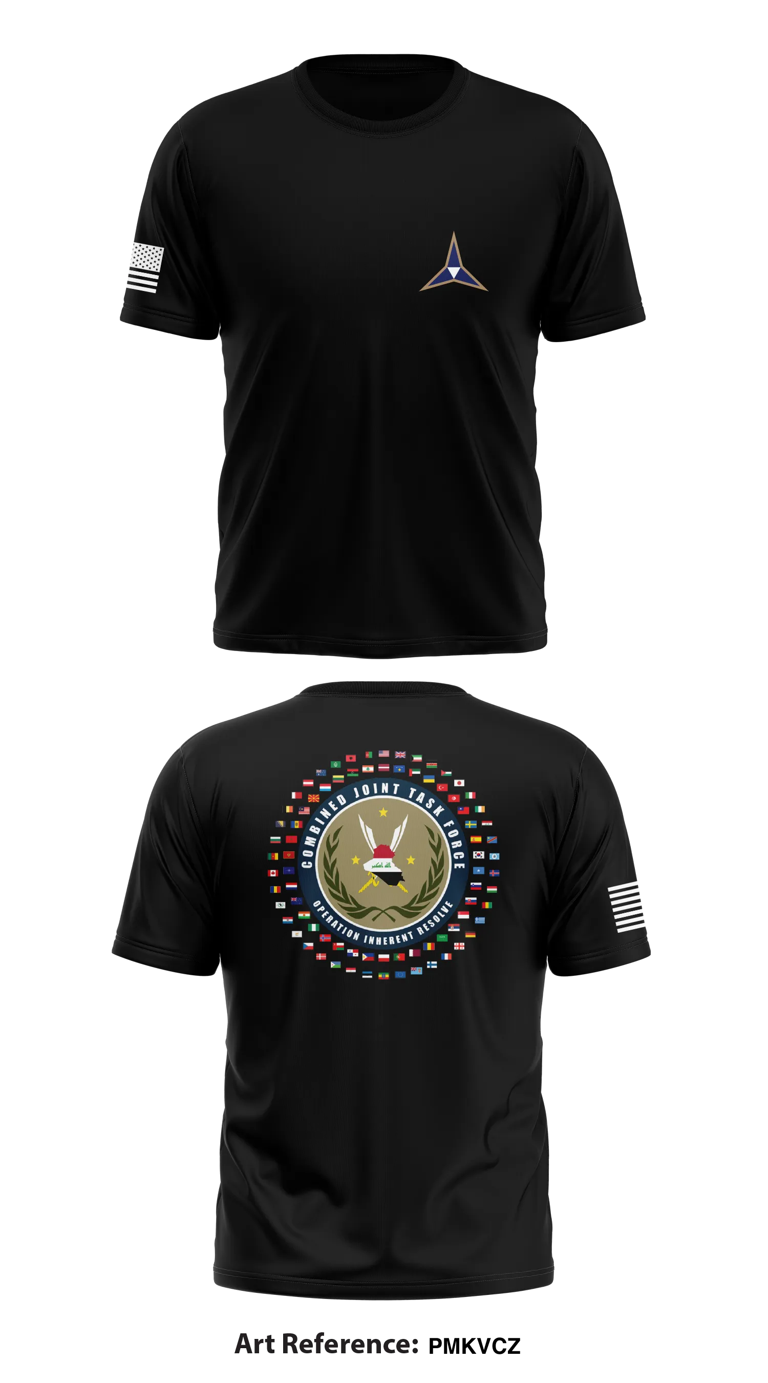 Combined Joint Task Force-Operation Inherent Resolve Store 1 Core Men's SS Performance Tee - PmkVCZ