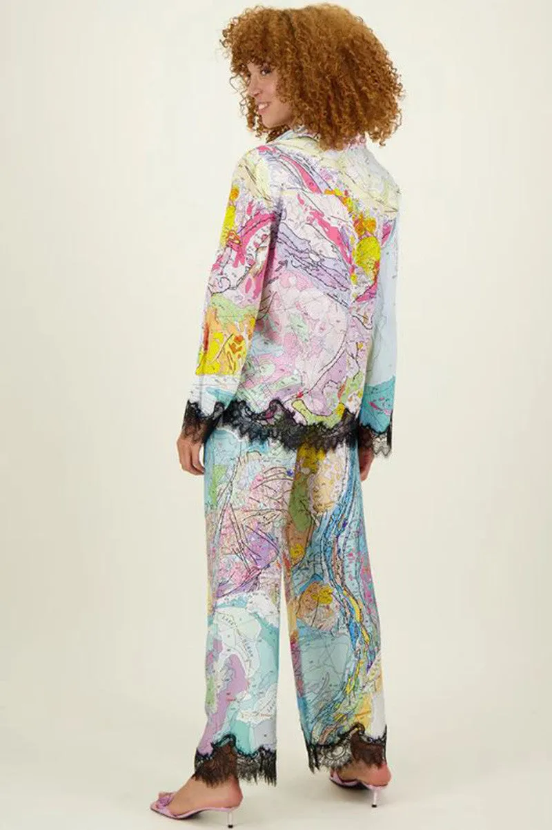 CORA LACE TRACK PANTS