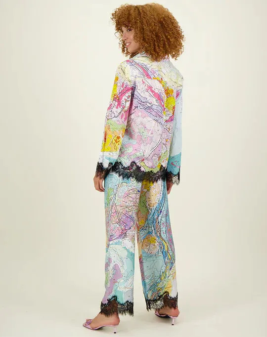 Cora Lace Trousers - Aerial Photograph