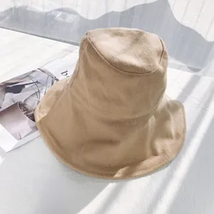 Cotton Floppy Bucket Hat - Khaki