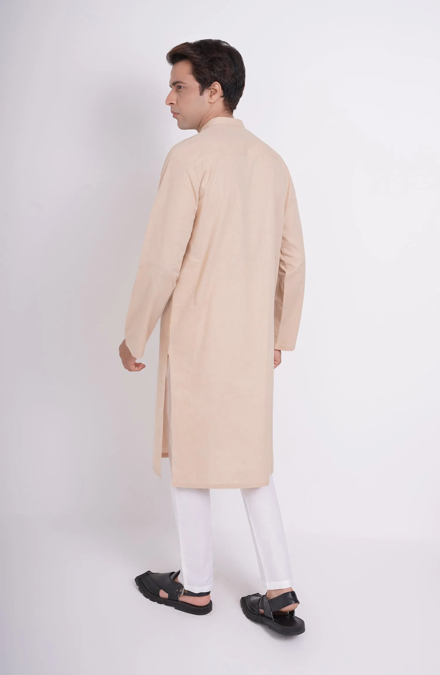 Cotton Linen Mens Kurta