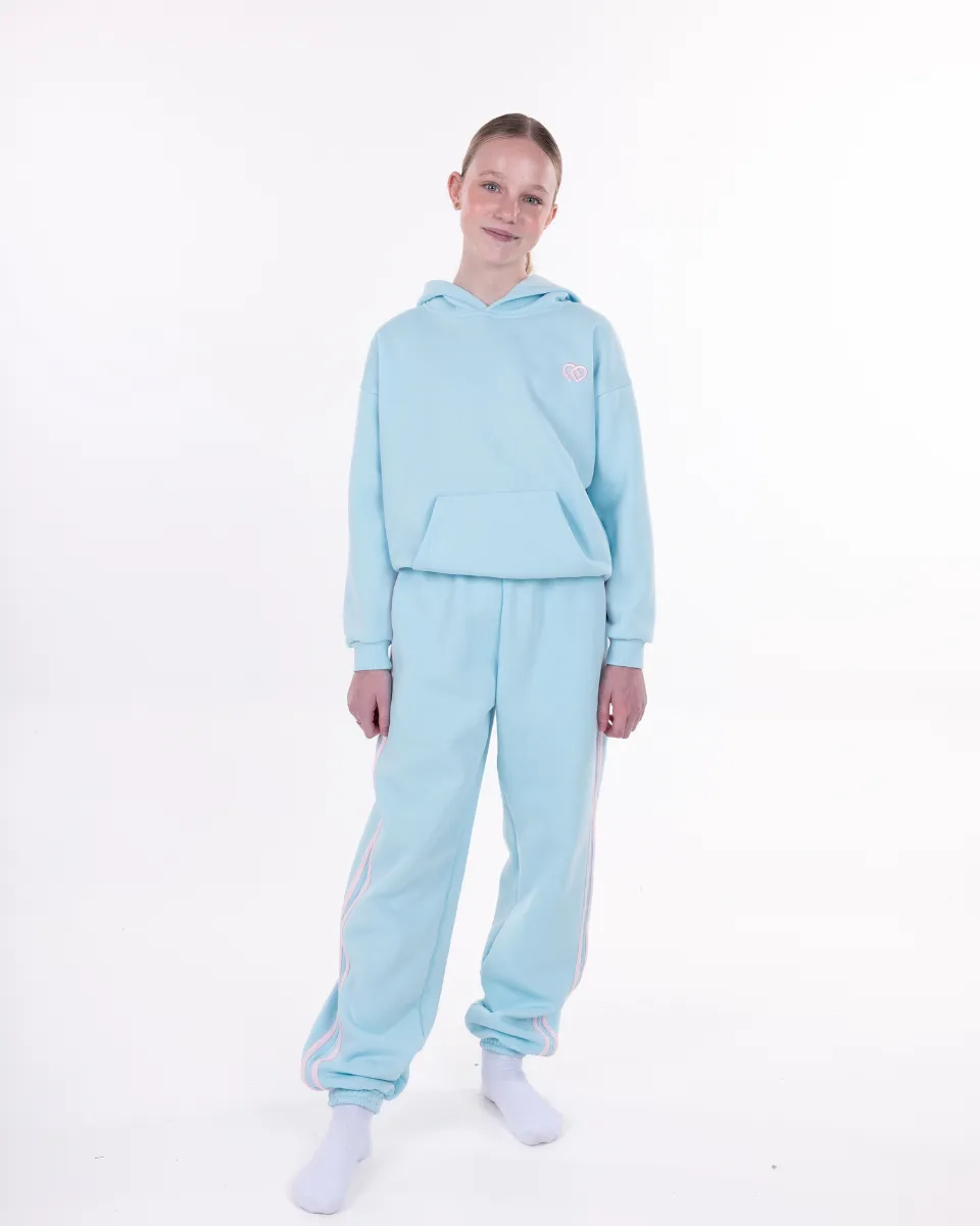 Cuffed Track Pants Ice Blue
