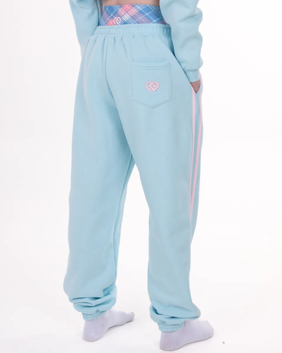 Cuffed Track Pants Ice Blue