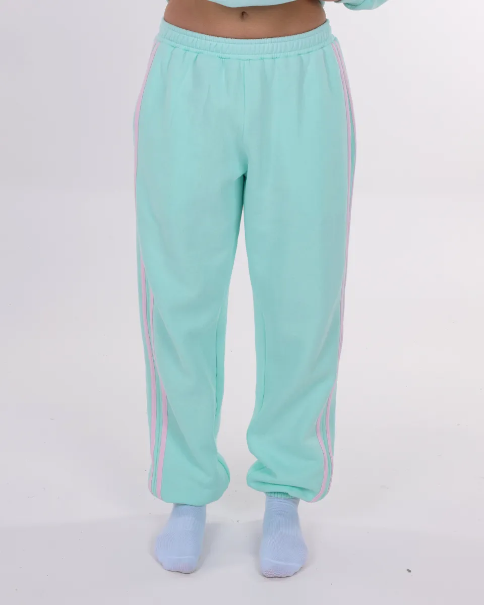 Cuffed Track Pants Mint