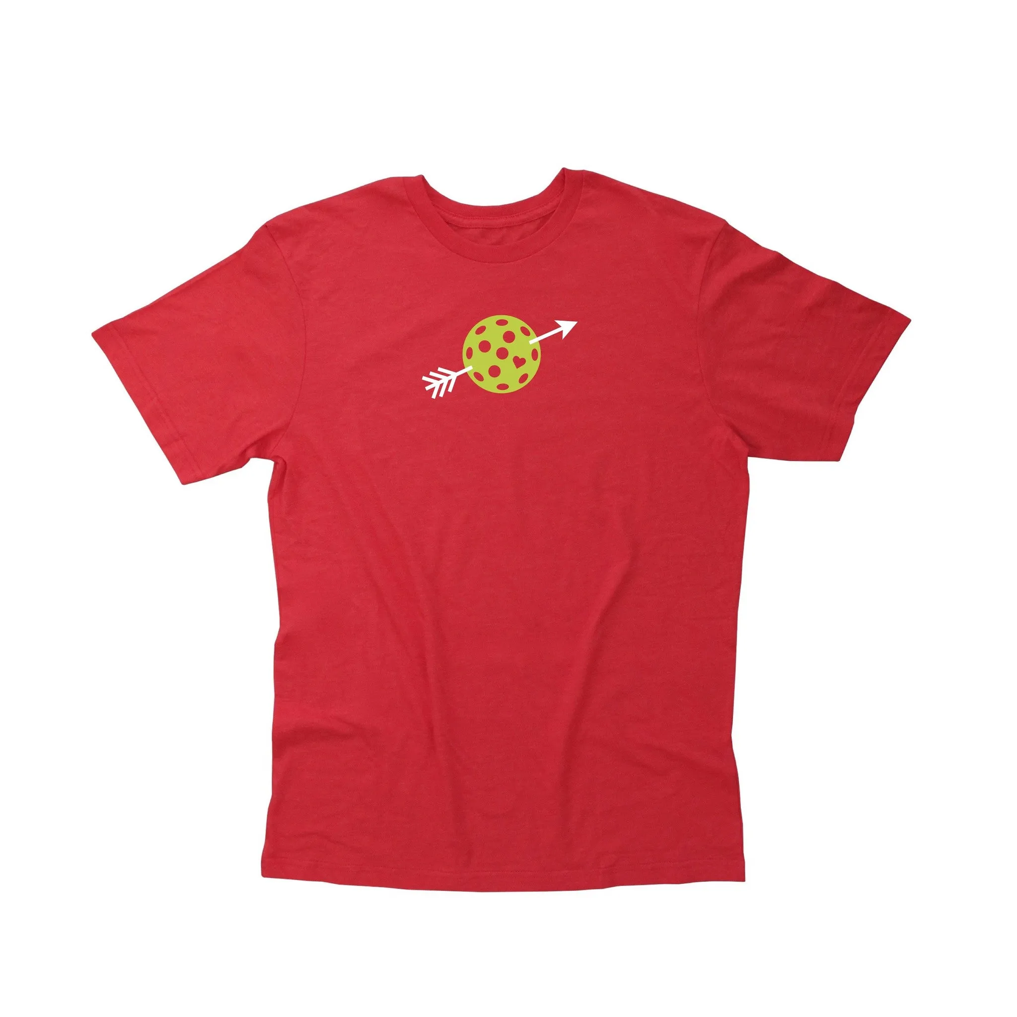 Cupid Pickleball Mens T-Shirt - Vintage Casual Cotton Blend