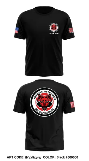 CUSTOM Arkansas State University ROTC Store 1 Core Men's SS Performance Tee - tNVx9xUPD