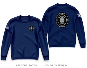 Dallas Police Dive Team Core Men's Crewneck Performance Sweatshirt - DKTf5d