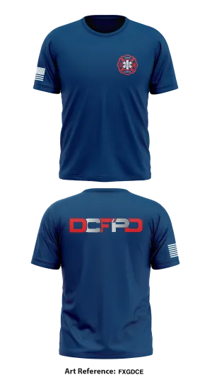 Downs Fire Department Store 1 Core Men's SS Performance Tee - fXGdcE