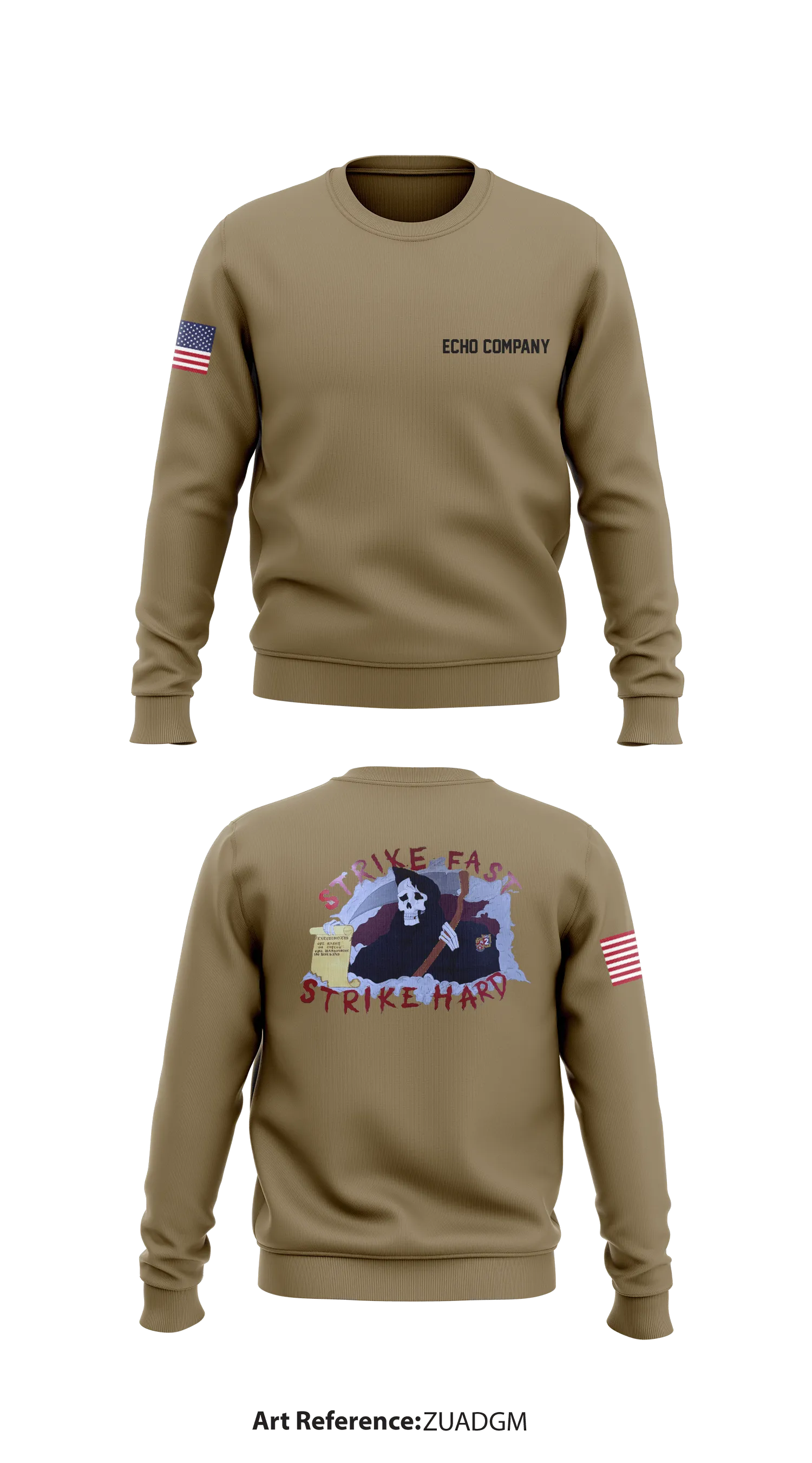 Echo Company Store 1 Core Men's Crewneck Performance Sweatshirt - zUAdGM