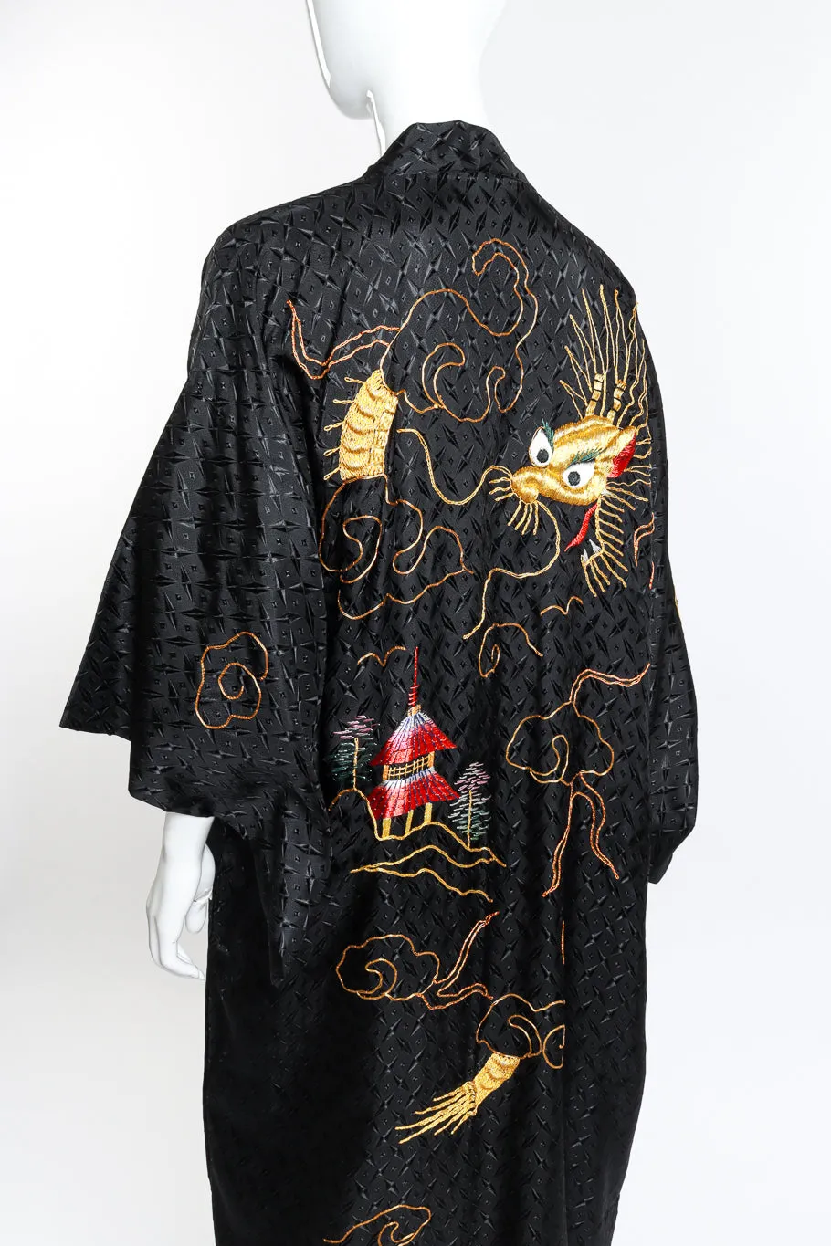 Embroidered Dragon Kimono