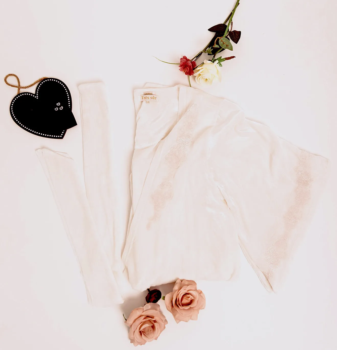 Embroidered Kimono Robe
