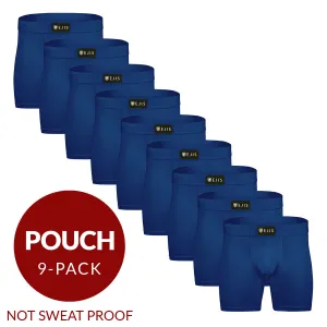 Essential Men's Boxer Briefs with Pouch - Navy 9-Pack