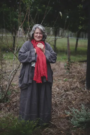 Everyday Linen Coat - midi - made to order