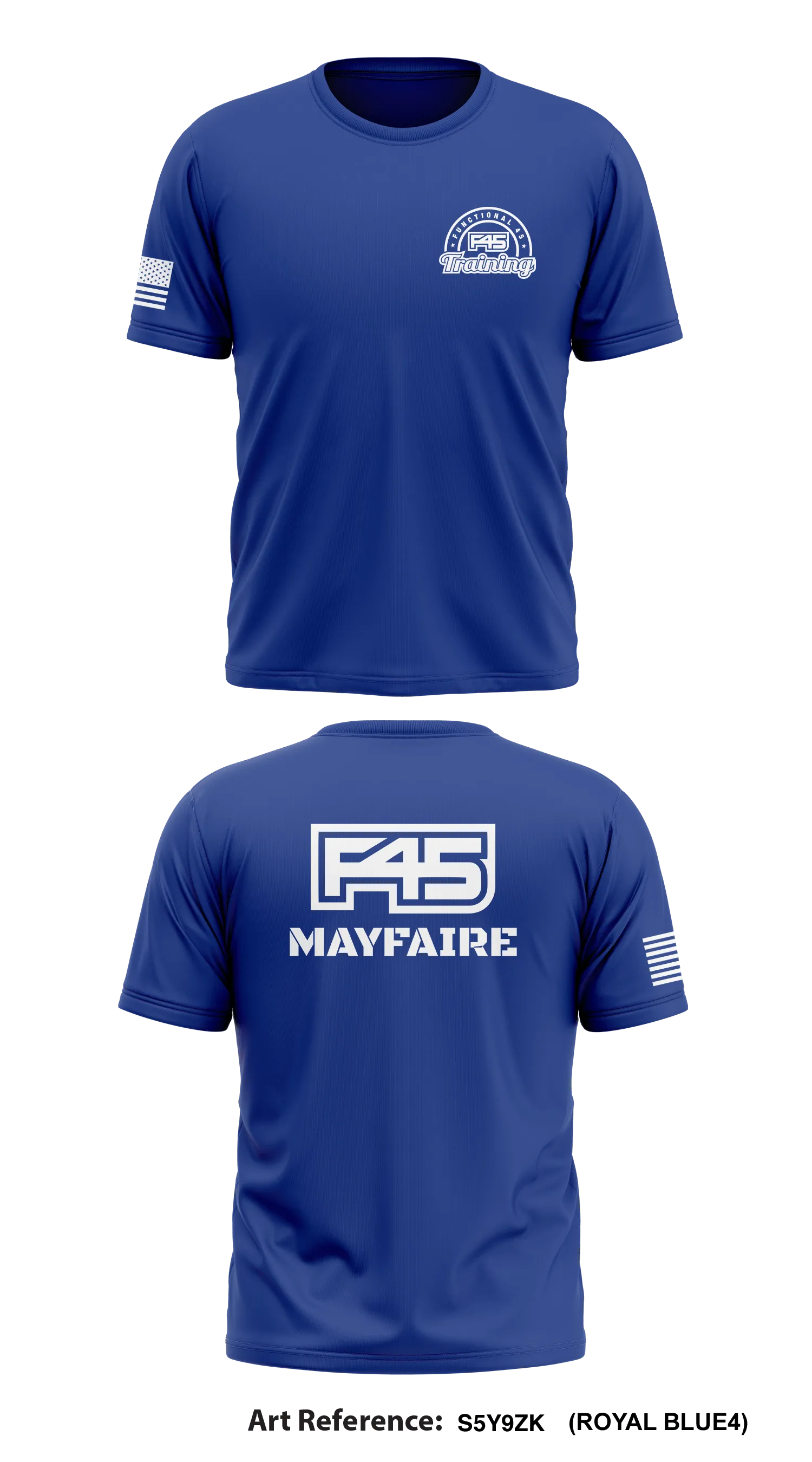F45 Training Mayfaire Store 1 Core Men's SS Performance Tee - s5y9Zk