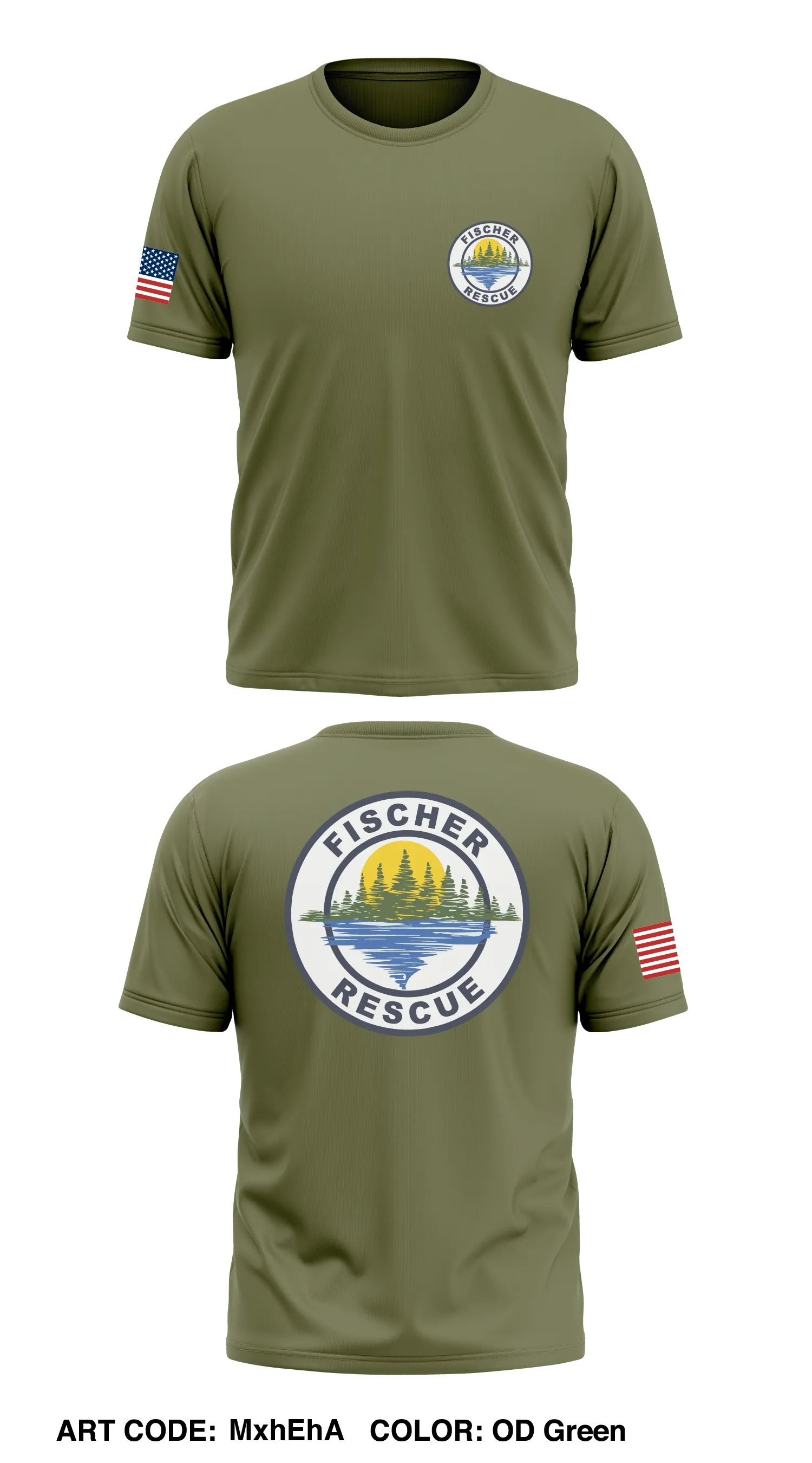 FISCHER RESCUE  Store 1 Core Men's SS Performance Tee - MxhEhA