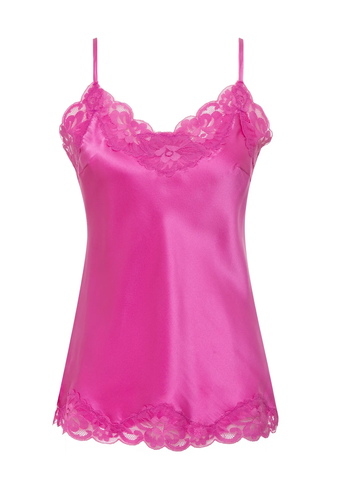 Floral Lace Silk Cami