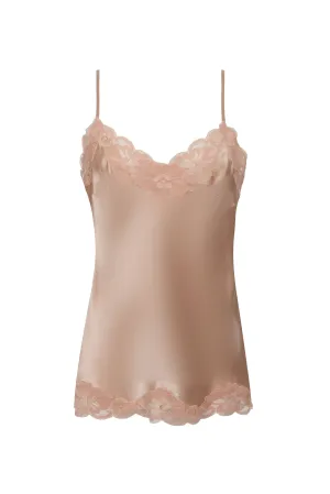 Floral Lace Silk Cami