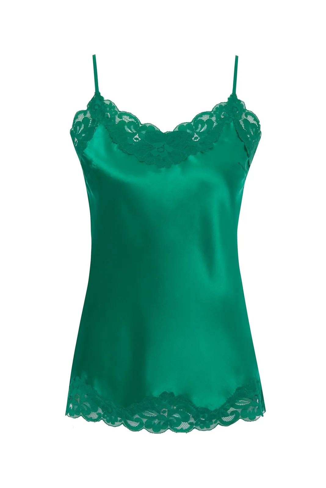Floral Lace Silk Cami