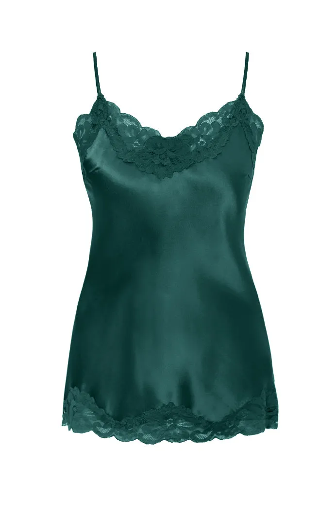 Floral Lace Silk Cami