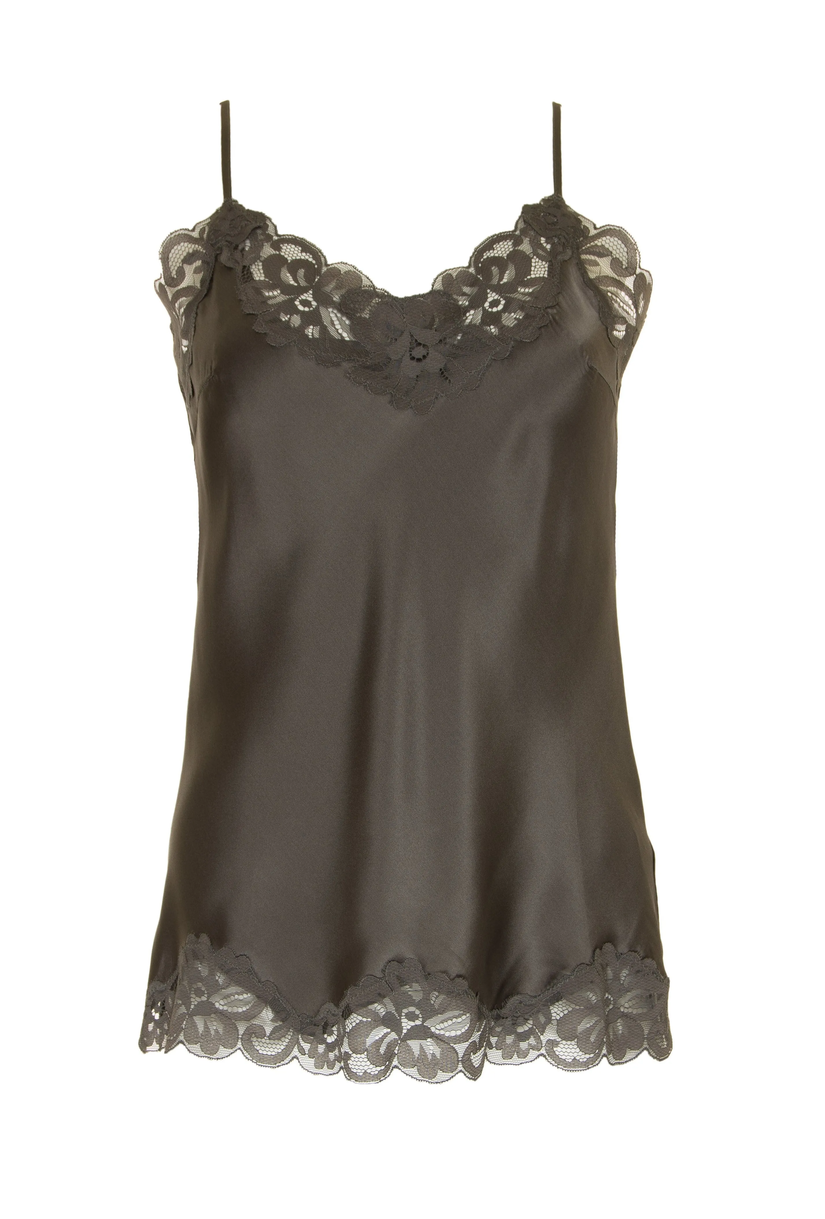 Floral Lace Silk Cami