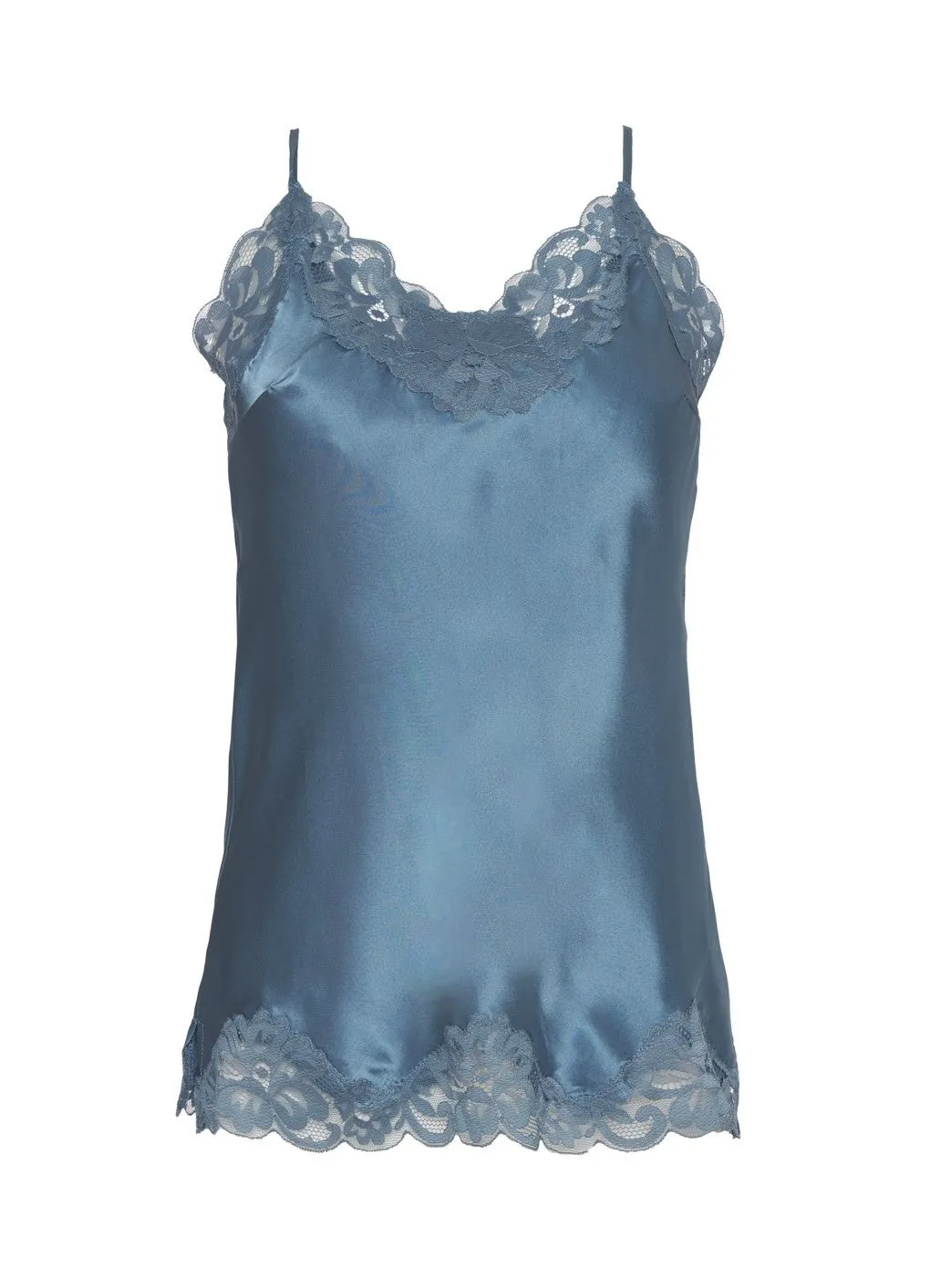 Floral Lace Silk Cami
