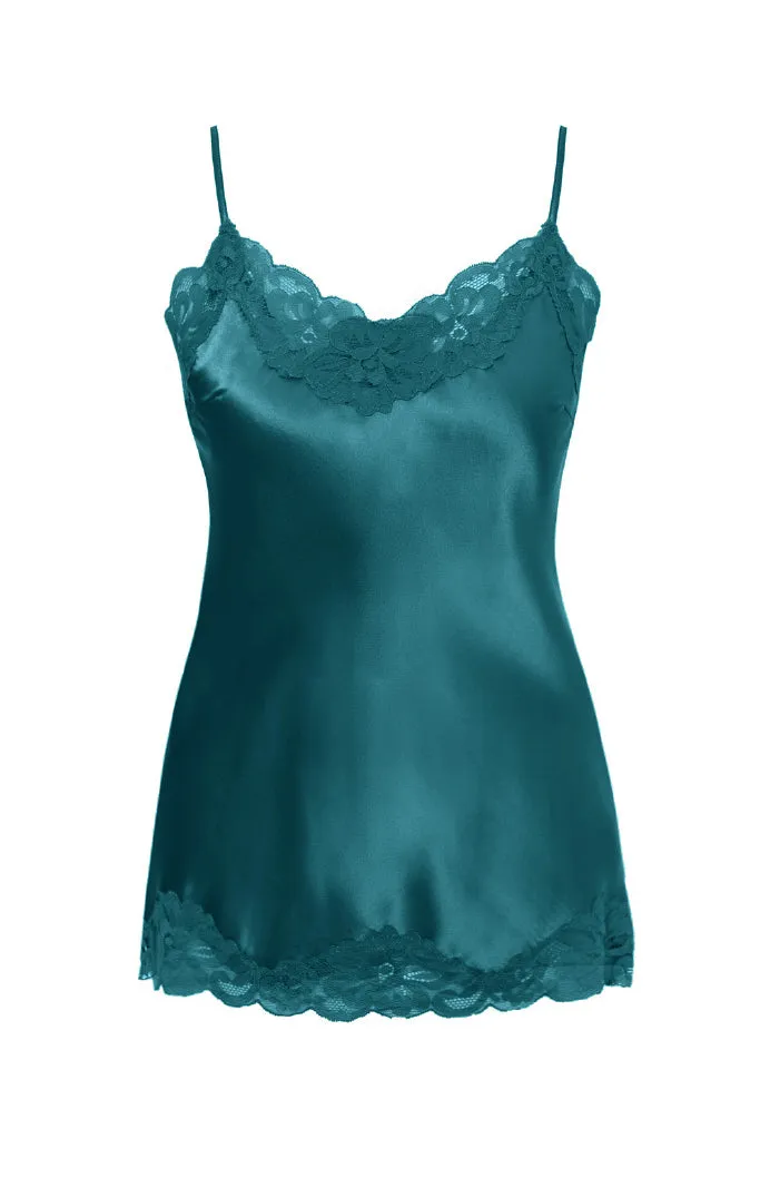 Floral Lace Silk Cami