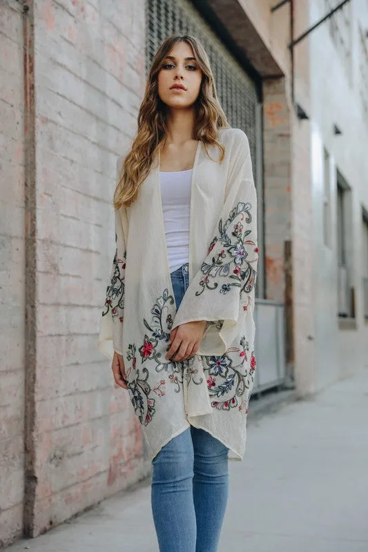 Floral Vibes Kimono Cardigan (7 Colors)