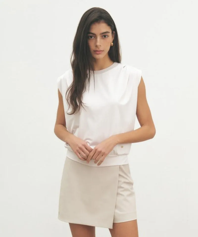 FORDI Wrap Shorts - Beige