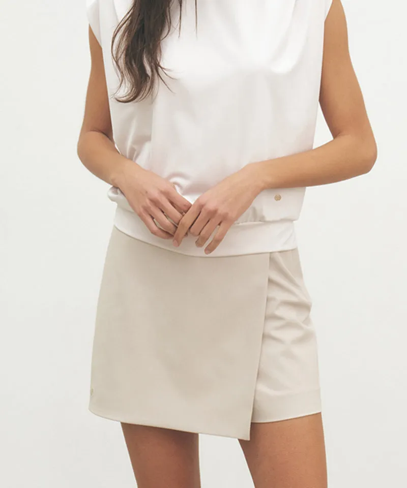 FORDI Wrap Shorts - Beige