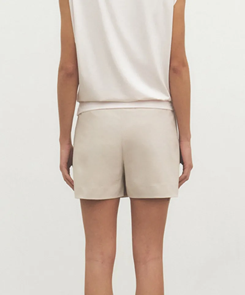 FORDI Wrap Shorts - Beige