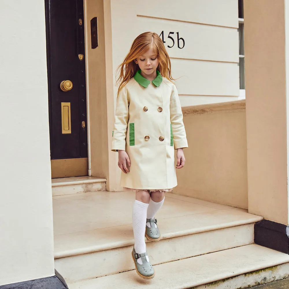 Fulham Girls Bridge Coat - Apple