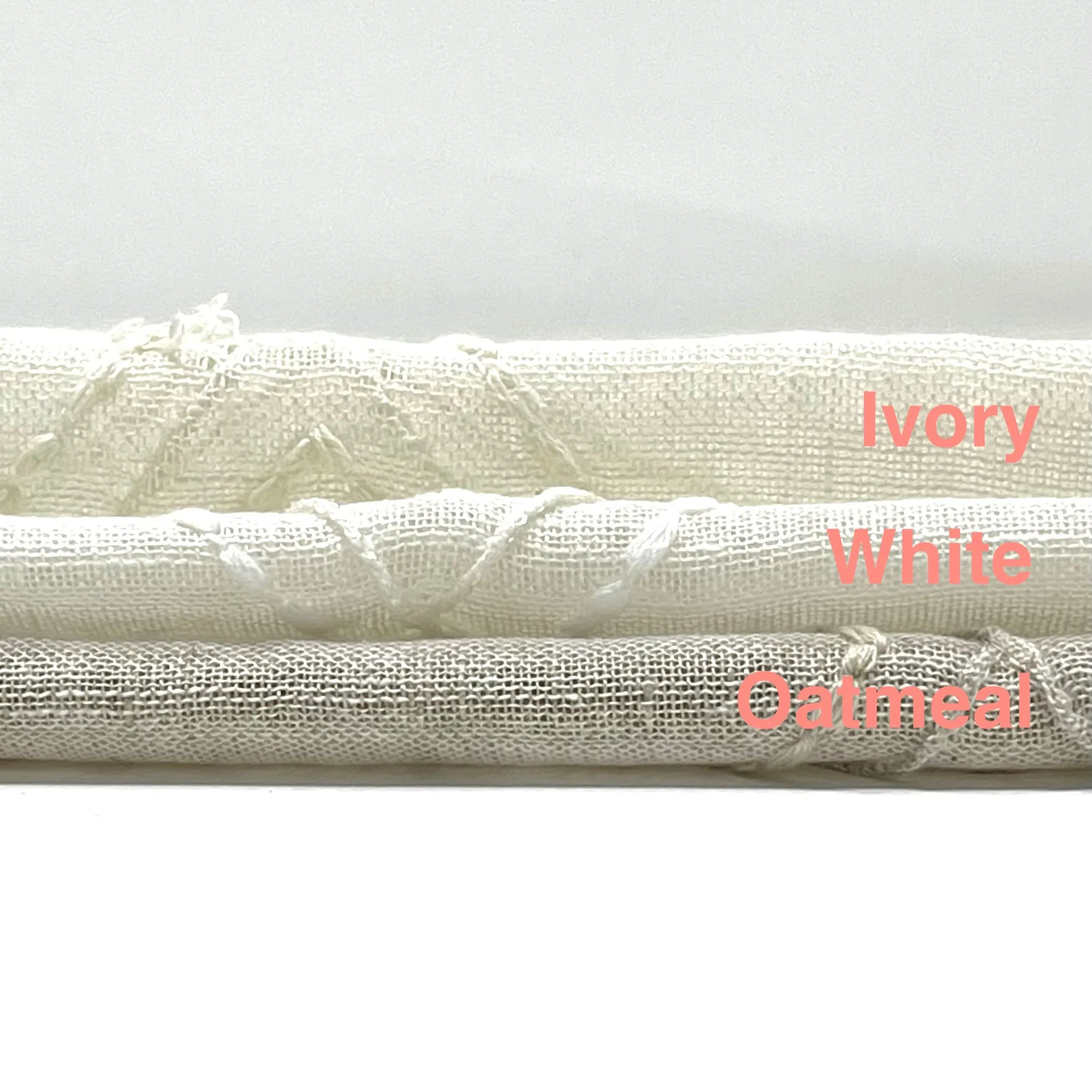 Geometric Blended Linen Fabric By The Yard/CL1078