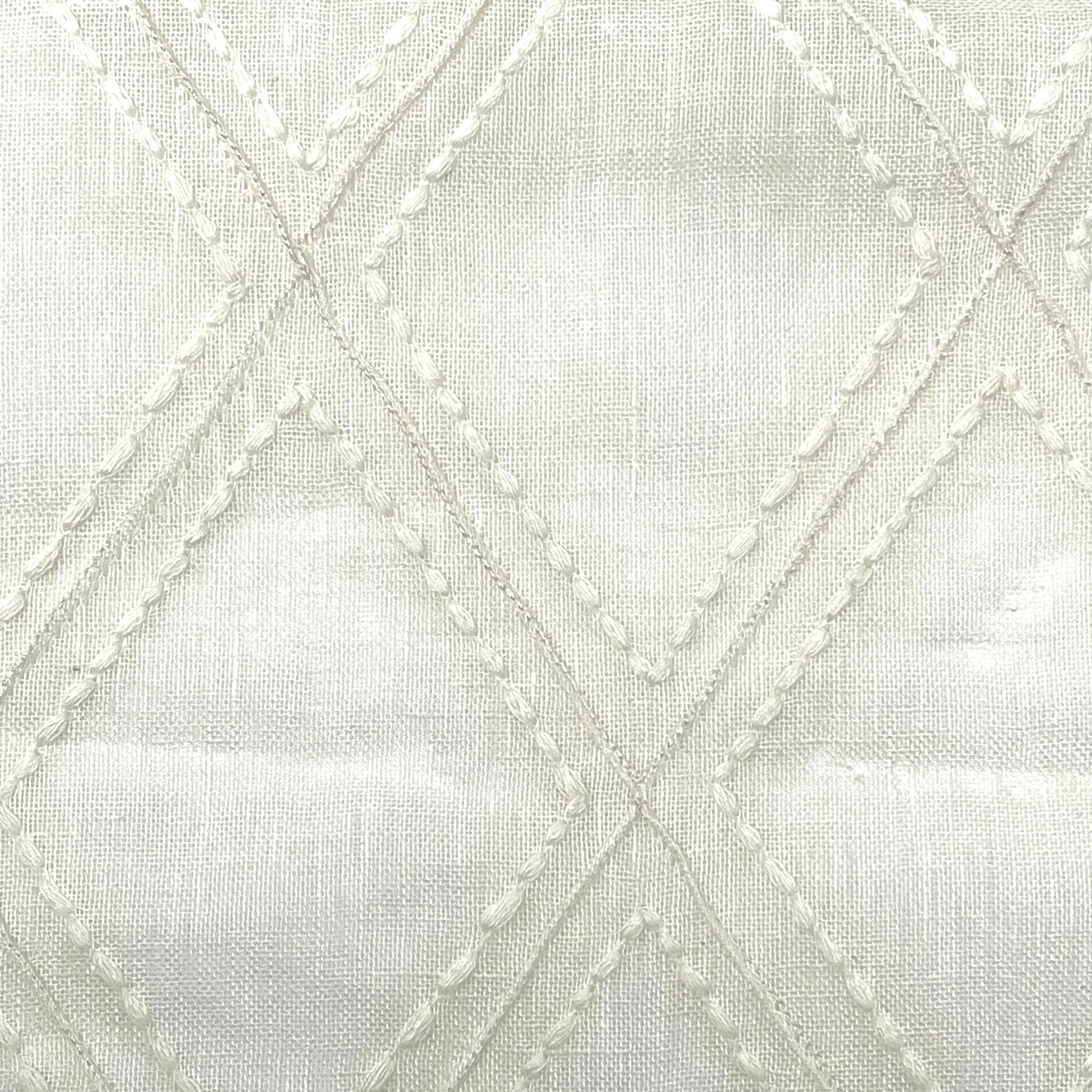 Geometric Blended Linen Fabric By The Yard/CL1078