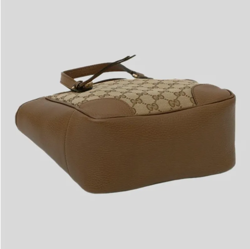 Gucci GG Canvas Small Bree Tote in Brown
