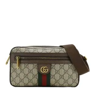 GUCCI Ophidia GG Supreme Canvas Belt Bag Beige 574796