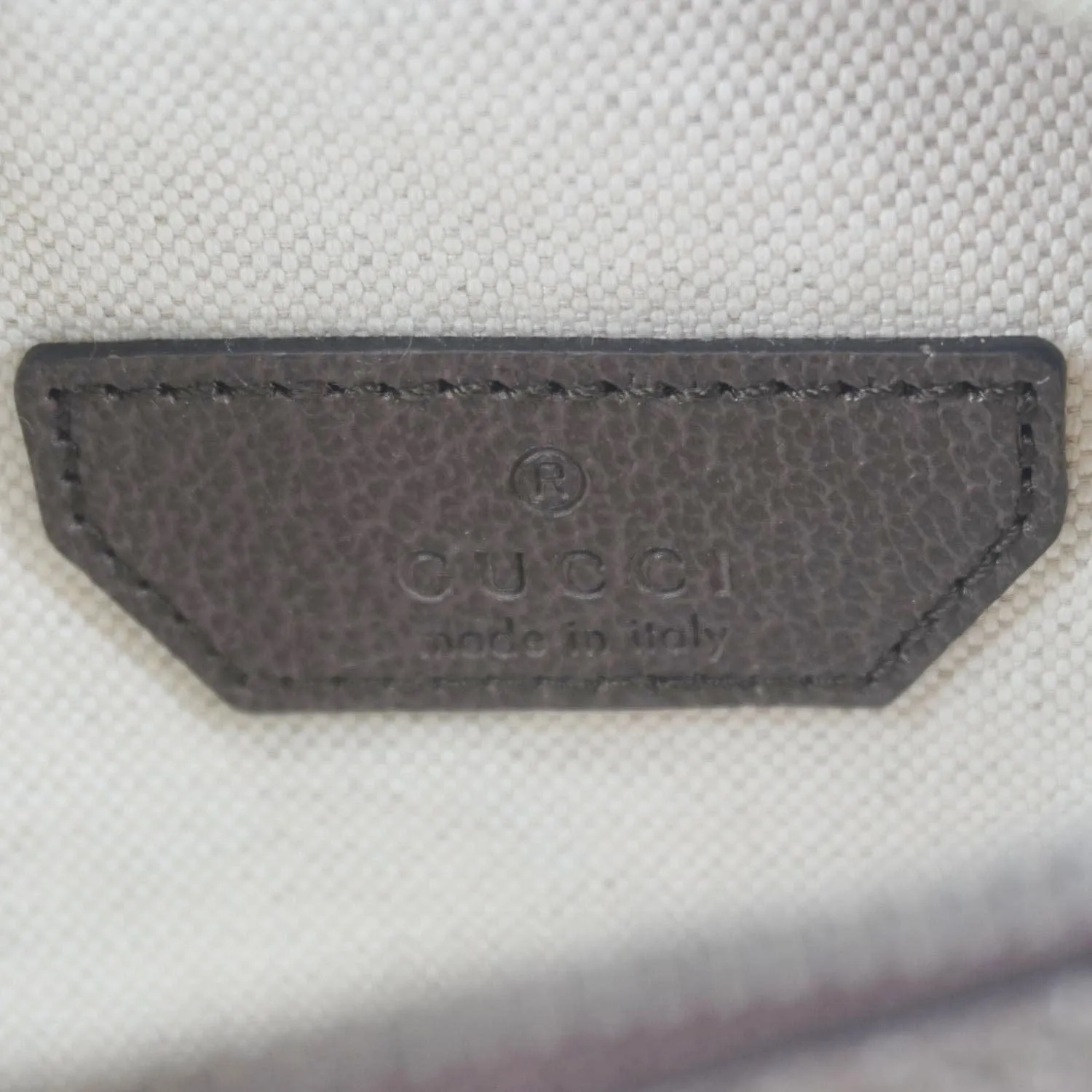 GUCCI Tiger Print GG Supreme Canvas Belt Bag Beige 675181