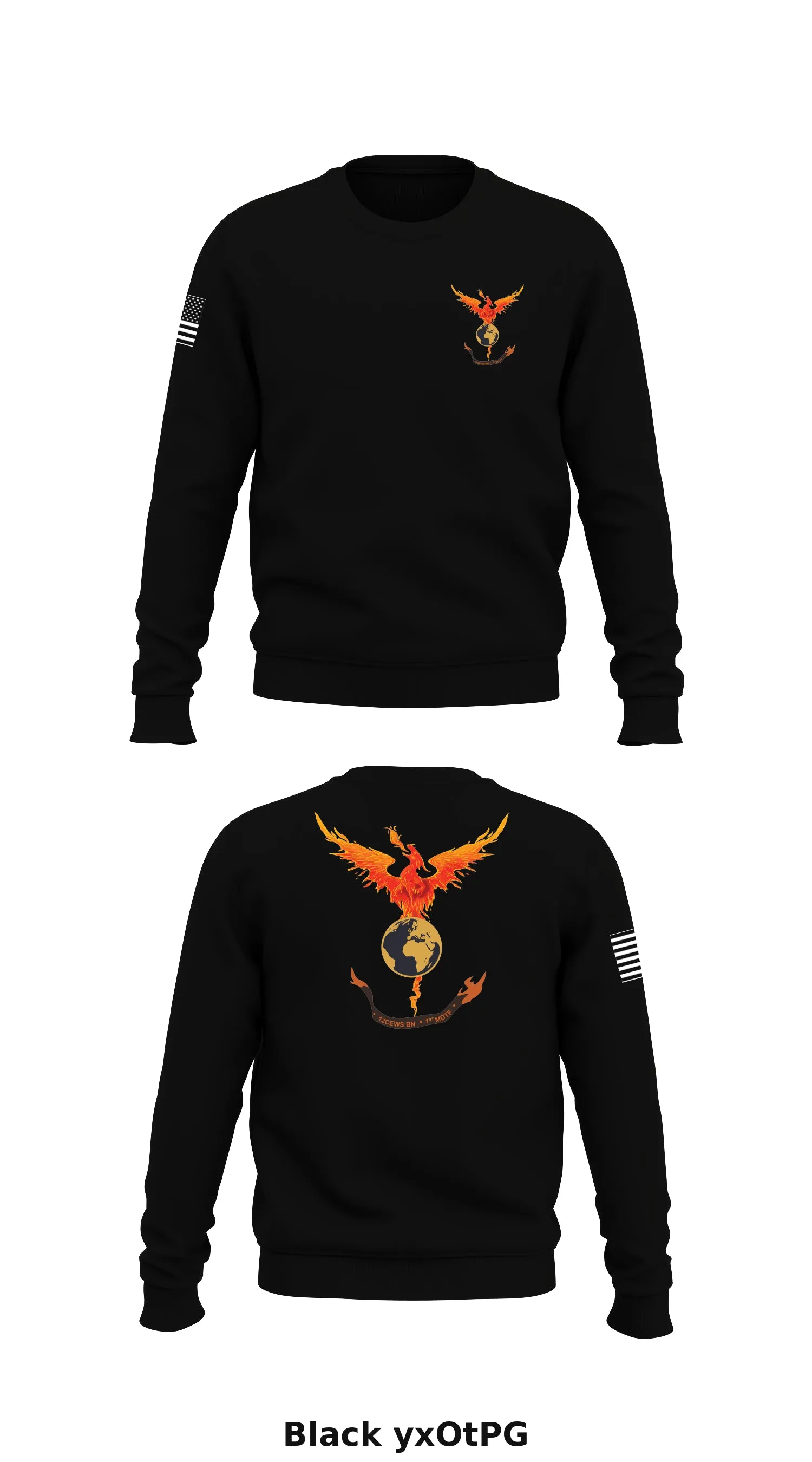 HHC,I2CEWS BN, 1st MDTF Store 1 Core Men's Crewneck Performance Sweatshirt - yxOtPG