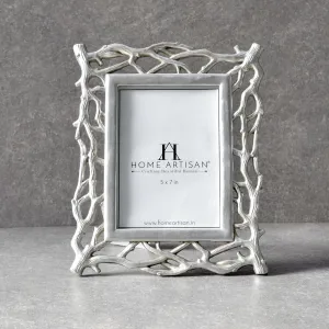 Home Artisan Vera Twig Detail Silver Photo Frame (5x7)