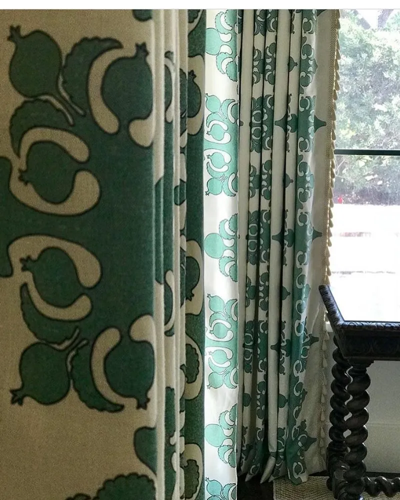 Home Couture Fabric: Argentine - Custom Silver / Charcoal on White 100% Linen