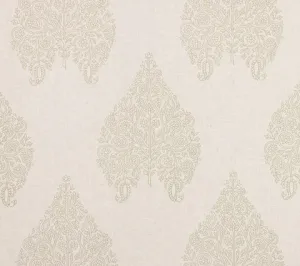 Home Couture Fabric: Taj - Custom Vapor on Ivory 100% Linen