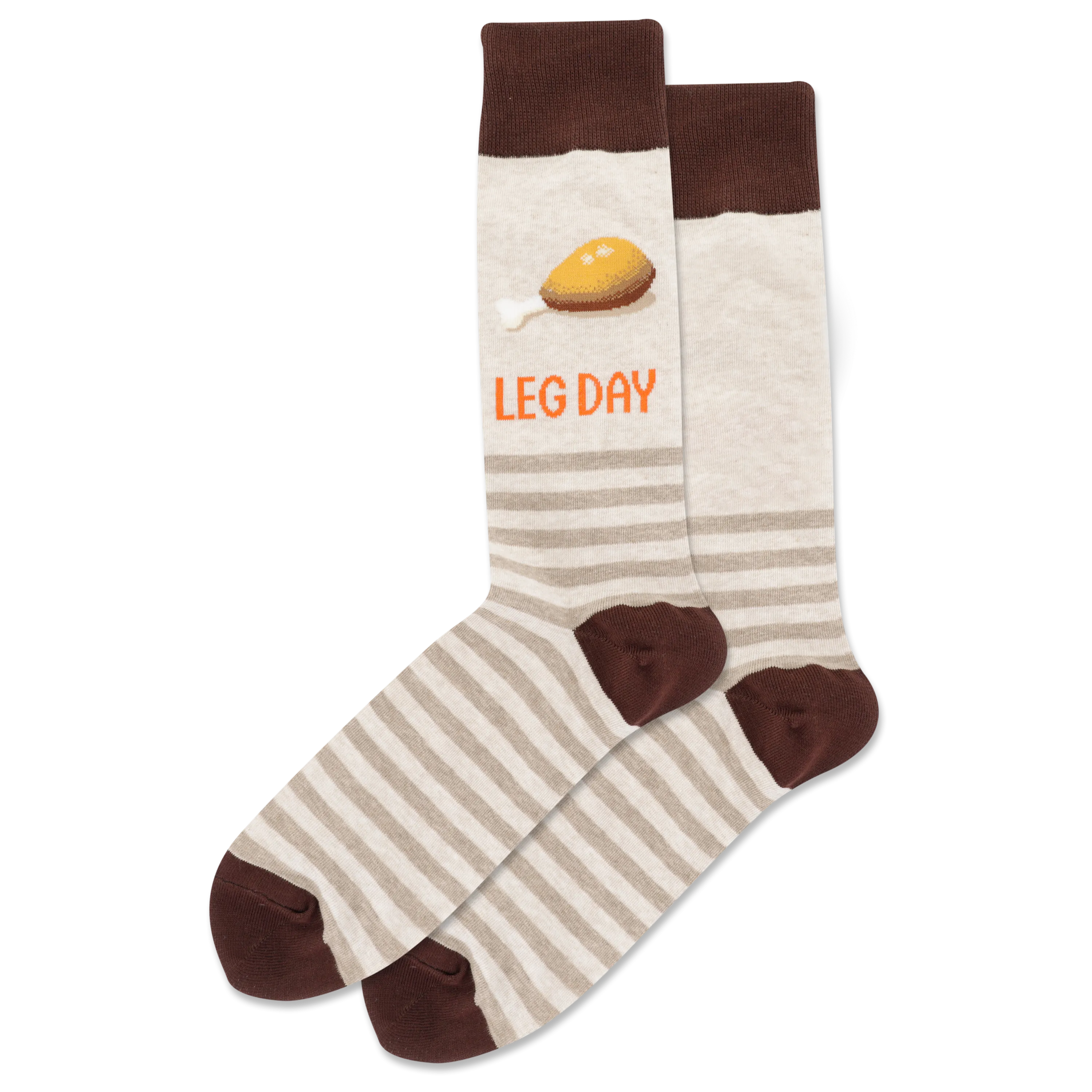 HOTSOX Men's Leg Day Crew Socks