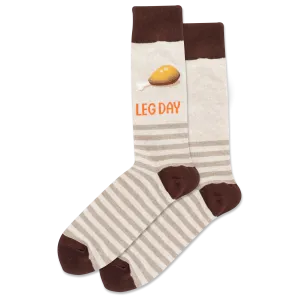 HOTSOX Men's Leg Day Crew Socks